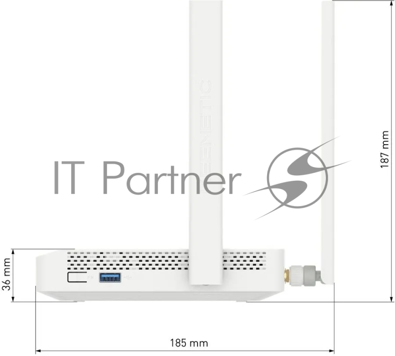 Wi-Fi маршрутизатор KEENETIC AX1800 MESH WI-FI 6 HERO 4G+ KN-2311