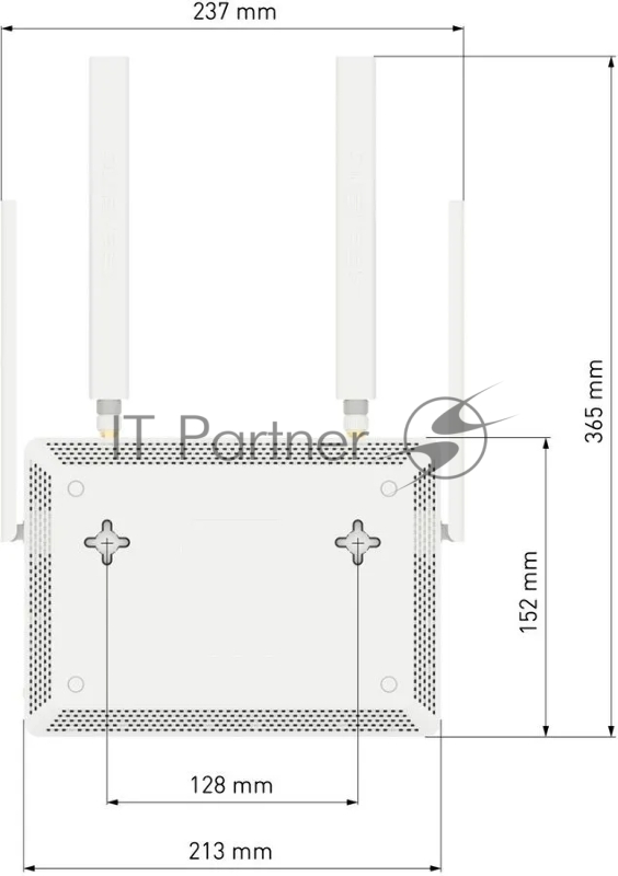 Wi-Fi маршрутизатор KEENETIC AX1800 MESH WI-FI 6 HERO 4G+ KN-2311