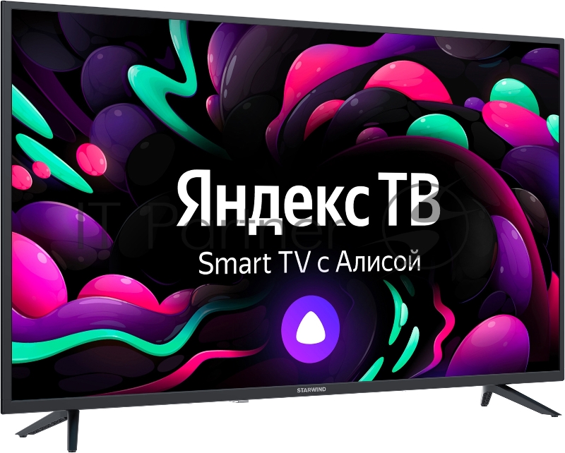 Телевизор LED Starwind 43 SW-LED43UG401 Яндекс.ТВ черный 4K Ultra HD 60Hz DVB-T DVB-T2 DVB-C DVB-S DVB-S2 USB WiFi Smart TV