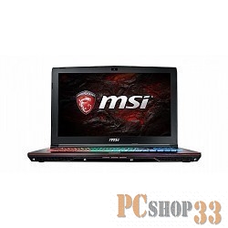 Ноутбук MSI GS63VR 7RG-026RU (Core i7 7700HQ-2.80ГГц, 16ГБ, 256+2000ГБ, GFGTX1070, LAN, WiFi, BT, WebCam, 15.6 1920x1080, W10 H), черный