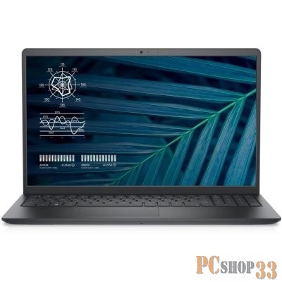 Ноутбук/ Dell Vostro 3510 15.6(1920x1080 (матовый))/Intel Core i7 1165G7(2.8Ghz)/8192Mb/512SSDGb GeForce MX350(2048Mb)/Cam/BT/WiFi/41WH 1y/1.69kg/black/Ubuntu