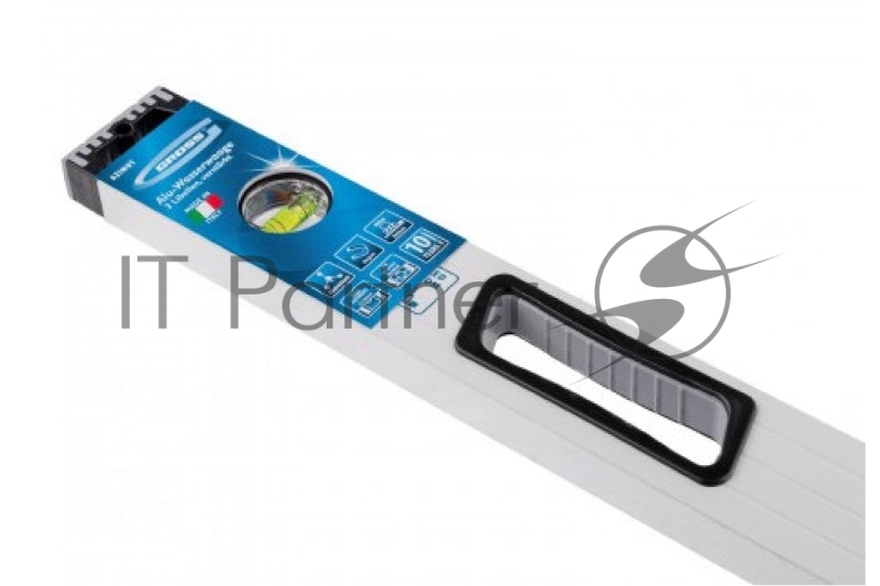 Уровень алюминиевый, 800 мм, фрезерованный, 3 глазка, магнитный// Gross