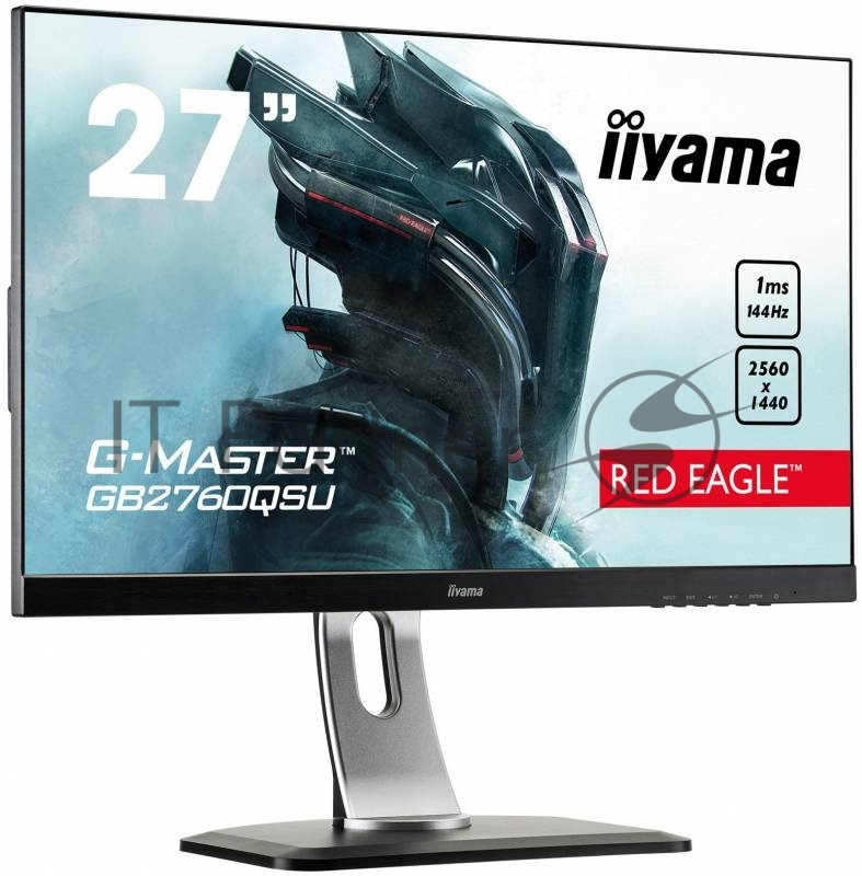 Монитор Iiyama 27 G-Master GB2760QSU-B1 черный TN+film LED 1ms 16:9 DVI HDMI M/M матовая HAS Pivot