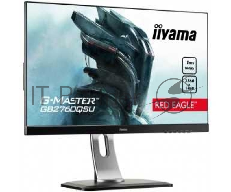 Монитор Iiyama 27 G-Master GB2760QSU-B1 черный TN+film LED 1ms 16:9 DVI HDMI M/M матовая HAS Pivot