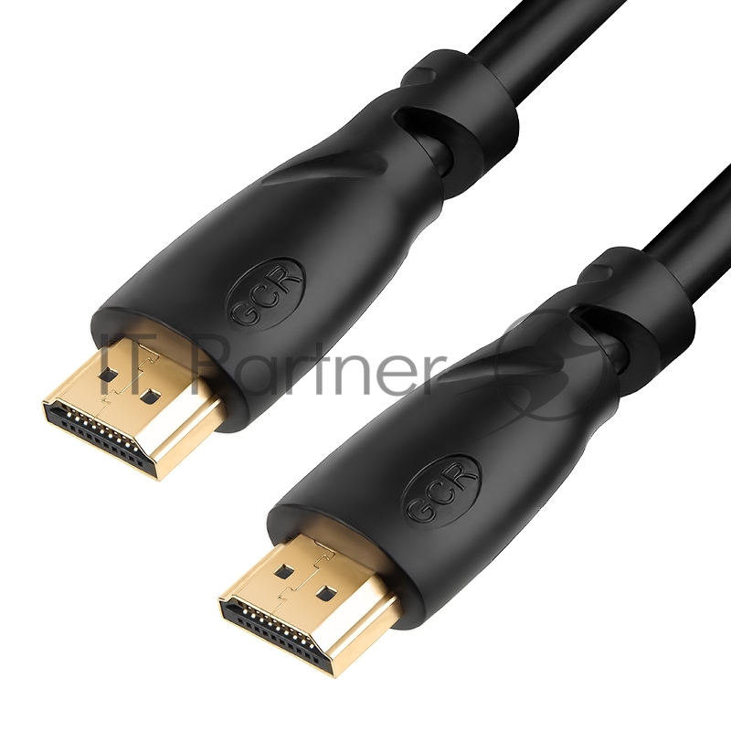 Кабель Greenconnect Кабель 5.0m v1.4 HDMI M/M черный, OD7.3mm, 30/30 AWG, позолоченные контакты, Ethernet 10.2 Гбит/с, 3D, 4K, экран (GCR-HM310-5.0m)