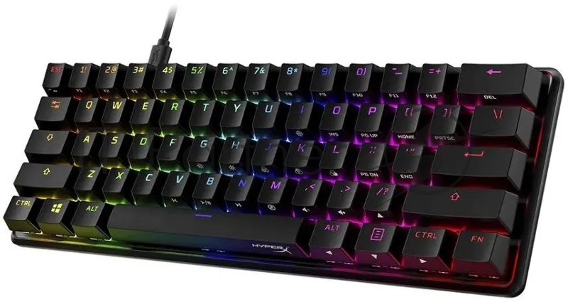 Клавиатура HyperX Alloy Origins 60 US механическая черный USB LED (4P5N4AA#ABA)
