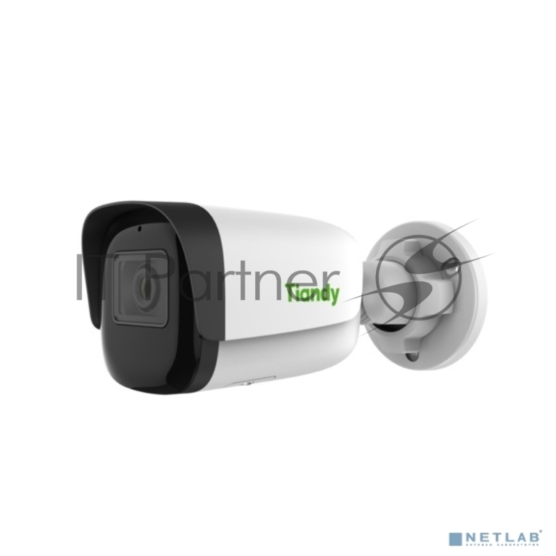Камера видеонаблюдения IP Tiandy TC-C35WS I5/E/Y/2.8mm(4mm)/V4.0 1/2.8 CMOS, F1.6, Фикс.обьектив., 120dB, 50m ИК, 0.002Люкс, 2592x1944@20fps, 512 GB SD card спот, микрофон, кнопка сброса, Защита IP67, PoE