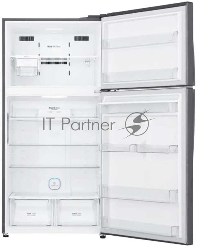 Холодильник LG GR-F802HMHU серый металлик (двухкамерный)