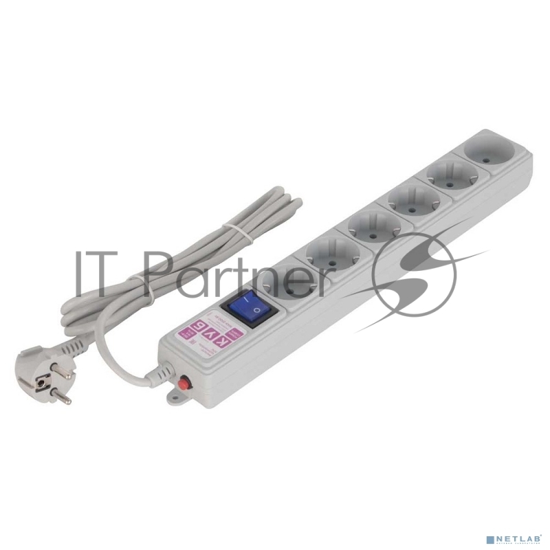 Фильтр-удл. PC сер. 1,9м 6 р 16А SPG6-16-1,9М