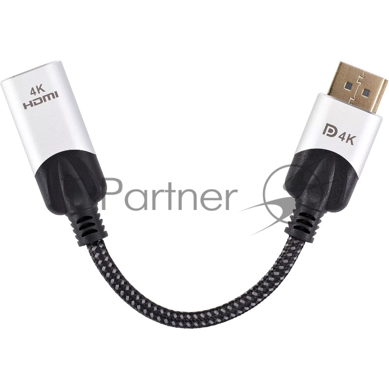 Кабель VCOM DISPLAY PORT TO HDMI 4K 0.15 M CG621M-0.15