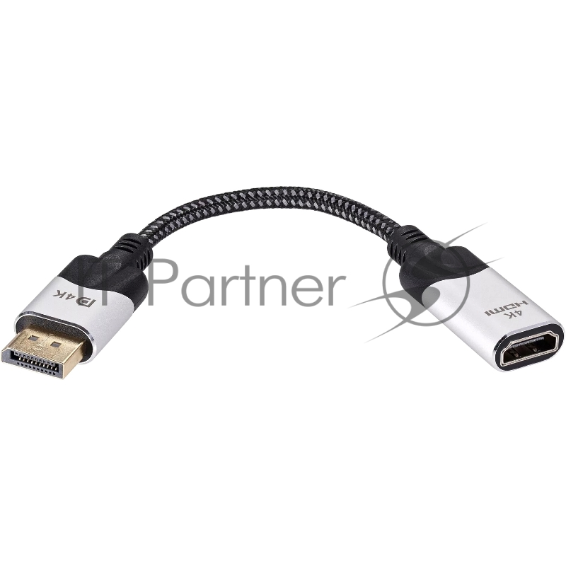 Кабель VCOM DISPLAY PORT TO HDMI 4K 0.15 M CG621M-0.15