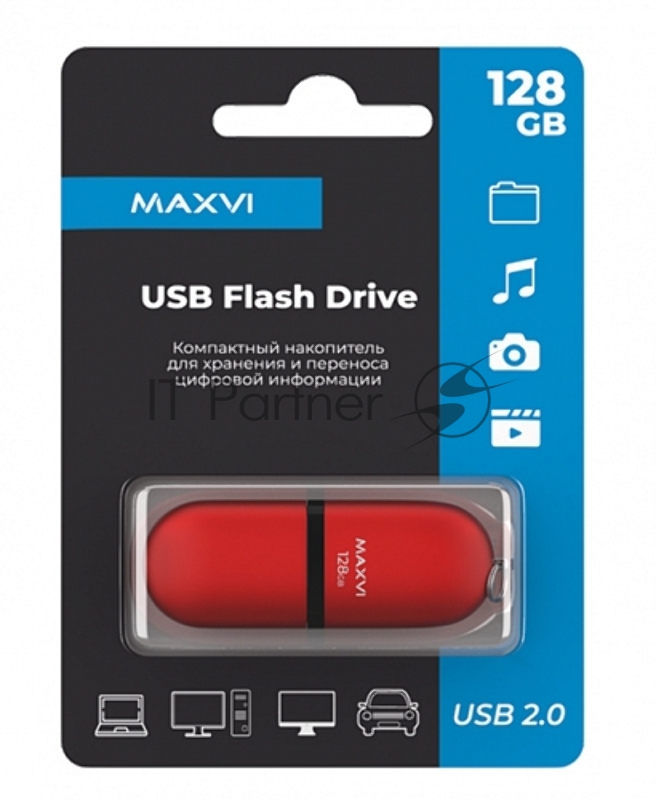 USB флеш-накопитель 128GB red (FD128GBUSB20C10SF)