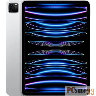 Планшет Apple iPad Pro 2022 A2759 M2 8C RAM8Gb ROM128Gb 11 IPS 2388x1668 iOS серебристый 12Mpix 12Mpix BT WiFi Touch 10hr
