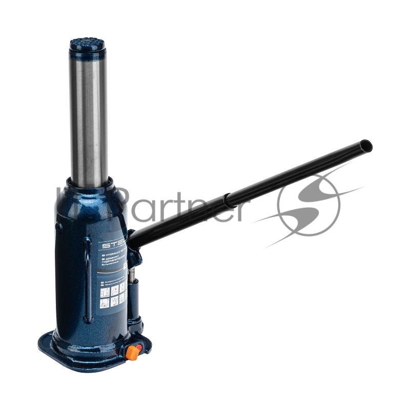 Домкрат гидравлический бутылочный, 12 т, h подъема 227–457 мм// Stels