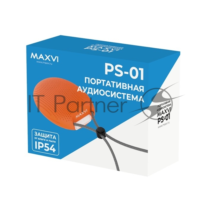 Беспроводная колонка Maxvi PS-01 orange
