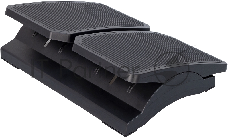 Подставка для ног Бюрократ Step черный (STEP (F6064))
