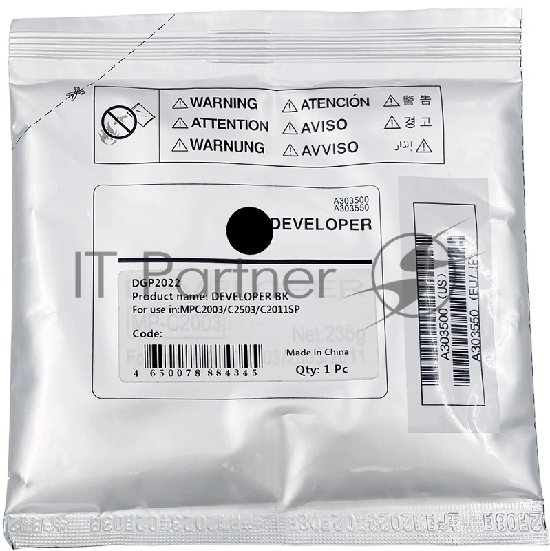 Девелопер для RICOH MPC2003/C2503/C2011SP (CET) Black, 235г, DGP2022