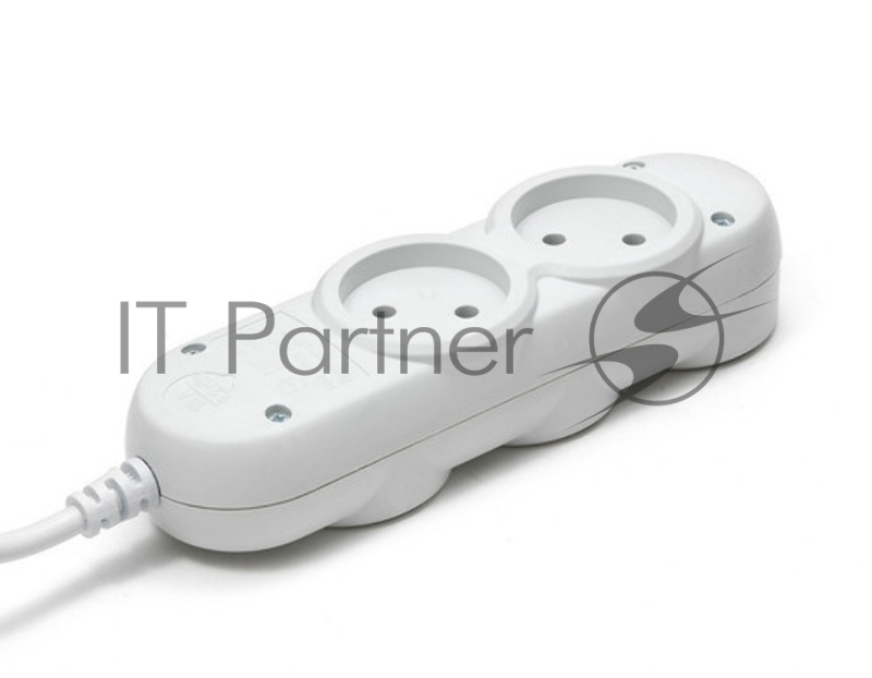 Удлинитель PC 1,5м, 4р, без выкл., 10А черн. PC-1B-1,5M