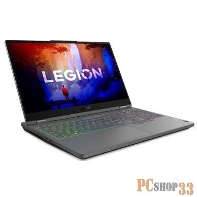 Ноутбук Lenovo Legion 5 15ARH7H 15.6(2560x1440 IPS)/AMD Ryzen 7 6800H(3.2Ghz)/32768Mb/1024SSDG GeForce RTX3070Ti(8192Mb)/Cam/BT/WiFi/ 1y/2.4kg/storm grey/noOS + 300W, RU kbd