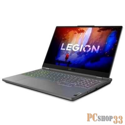 Ноутбук Lenovo Legion 5 15ARH7H 15.6(2560x1440 IPS)/AMD Ryzen 7 6800H(3.2Ghz)/32768Mb/1024SSDG GeForce RTX3070Ti(8192Mb)/Cam/BT/WiFi/ 1y/2.4kg/storm grey/noOS + 300W, RU kbd