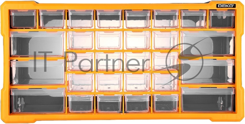 Органайзер Deko DKTB13 30отд. оранжевый/черный (065-0818)
