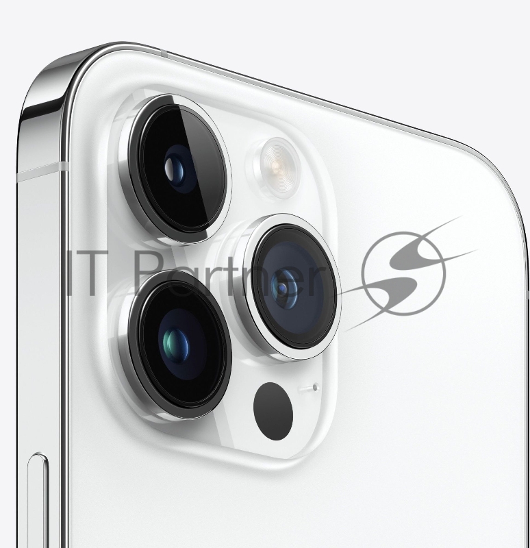 Смартфон Apple A2896 iPhone 14 Pro Max 128Gb 6Gb серебристый моноблок 3G 4G 2Sim 6.7 1290x2796 iOS 16 48Mpix 802.11 a/b/g/n/ac/ax NFC GPS GSM900/1800 GSM1900 TouchSc Ptotect
