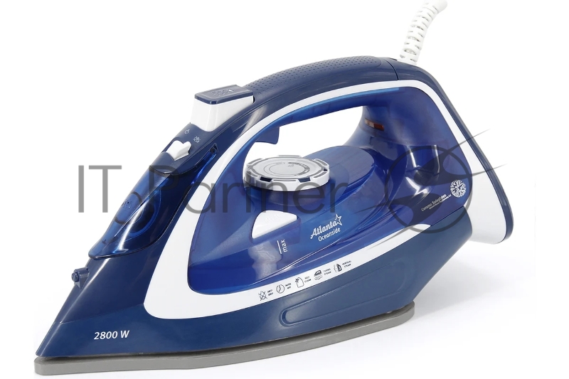 Утюг ATLANTA ATH-5578 (blue) с пароувлажнением