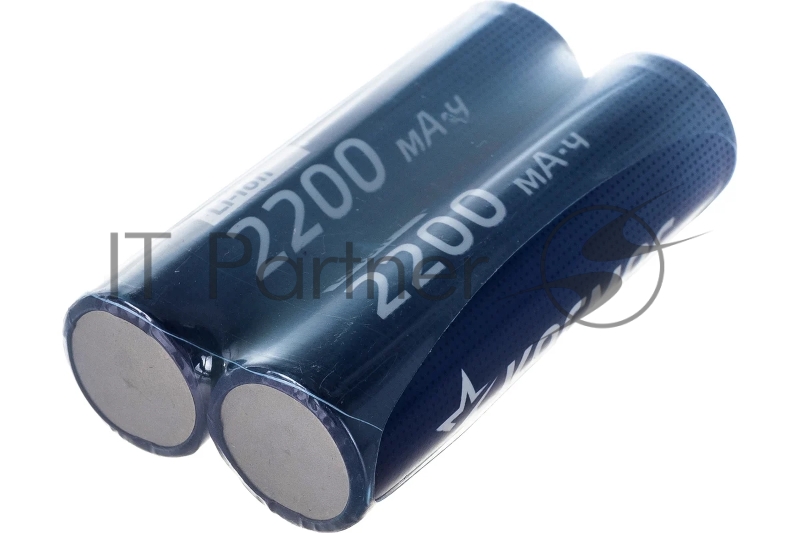 Аккумулятор 18650 Li-ion 2200мА.ч без защиты (уп.2шт) КОСМОС KOC18650Li-ion22US2