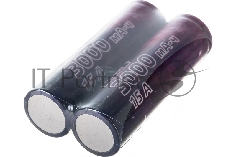 Аккумулятор 18650 Li-ion 3000мА.ч без защиты высокотоковый низкая шляпка (уп.2шт) КОСМОС KOC18650Li30UL20CS2