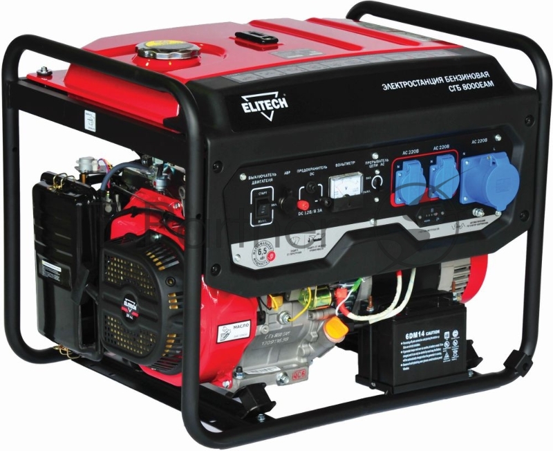 Генератор Elitech СГБ 8000ЕАМ 6.5кВт