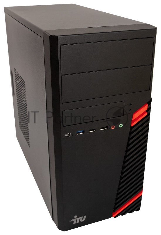 Компьютер IRU Home 310H6SM MT i7 12700F/16Gb/SSD256Gb GT1030 2Gb/DOS/черный