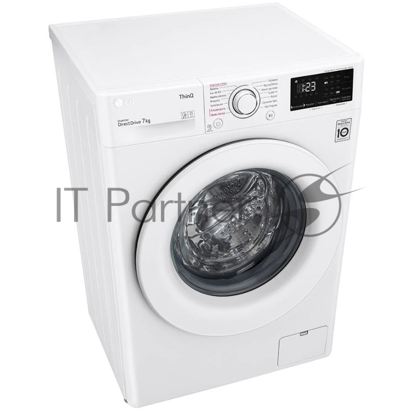 Стиральная машина LG F2WV3S7S3E (Панель управления на Английском языке), класс: D загр.фронтальная макс.:7кг белый