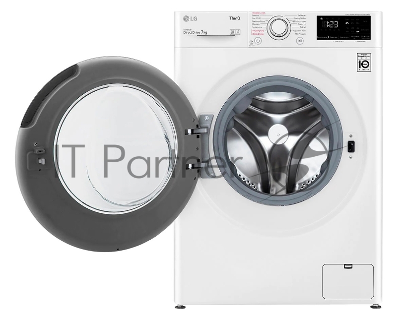 Стиральная машина LG F2WV3S7S3E (Панель управления на Английском языке), класс: D загр.фронтальная макс.:7кг белый