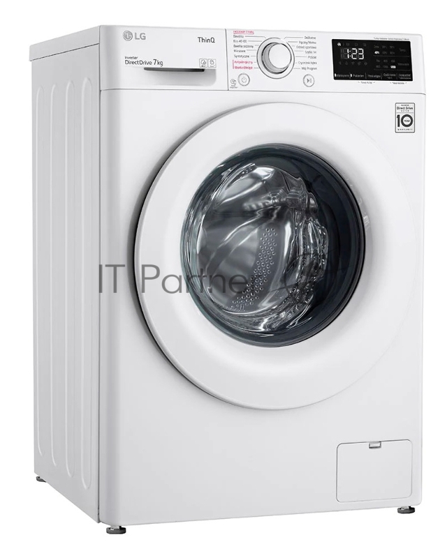 Стиральная машина LG F2WV3S7S3E (Панель управления на Английском языке), класс: D загр.фронтальная макс.:7кг белый