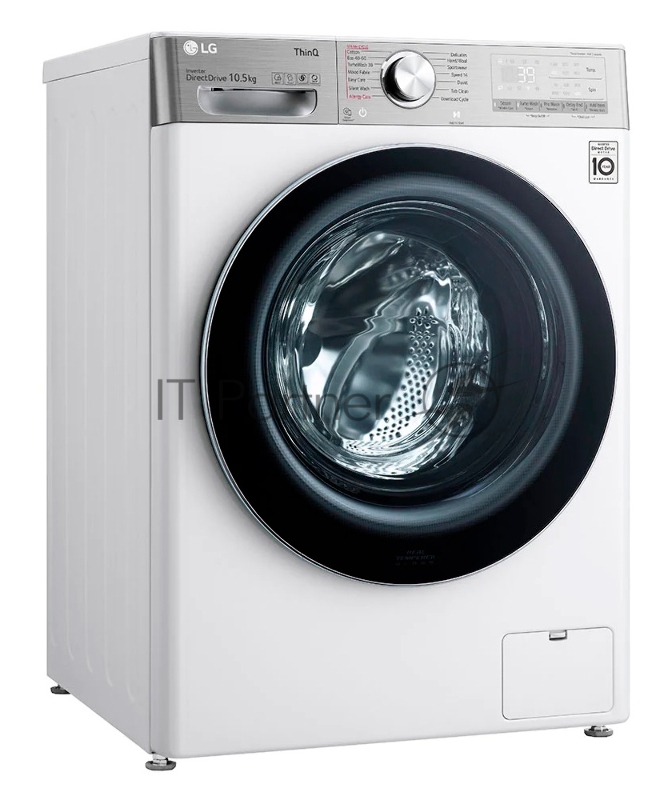 Стиральная машина LG F4WV910P2WE (Панель управления на Английском языке), класс: A загр.фронтальная макс.:10.5кг белый