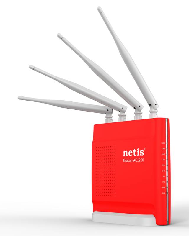 Wi-Fi маршрутизатор NETIS WF2681 1200MBPS 1000M 4P DUAL BAND AC1200 Беспроводной двухдиапазонный мар