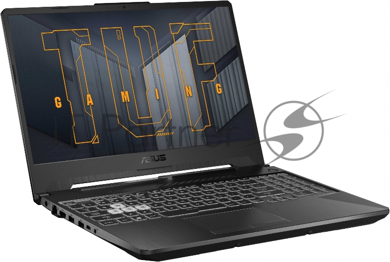 Ноутбук Asus TUF Gaming F15 FX506HEB-HN155 Core i5 11400H 8Gb SSD512Gb NVIDIA GeForce RTX 3050 Ti 4Gb 15.6 IPS FHD (1920x1080) noOS grey WiFi BT Cam (90NR0703-M04500)