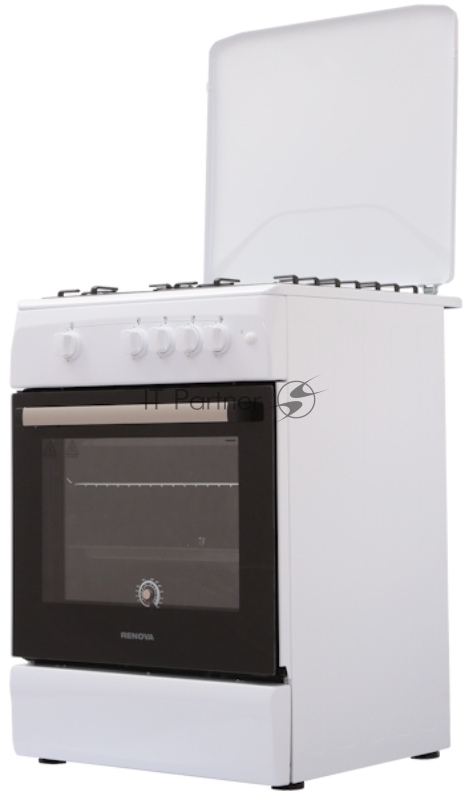 Плита газовая RENOVA SG6G-W белый