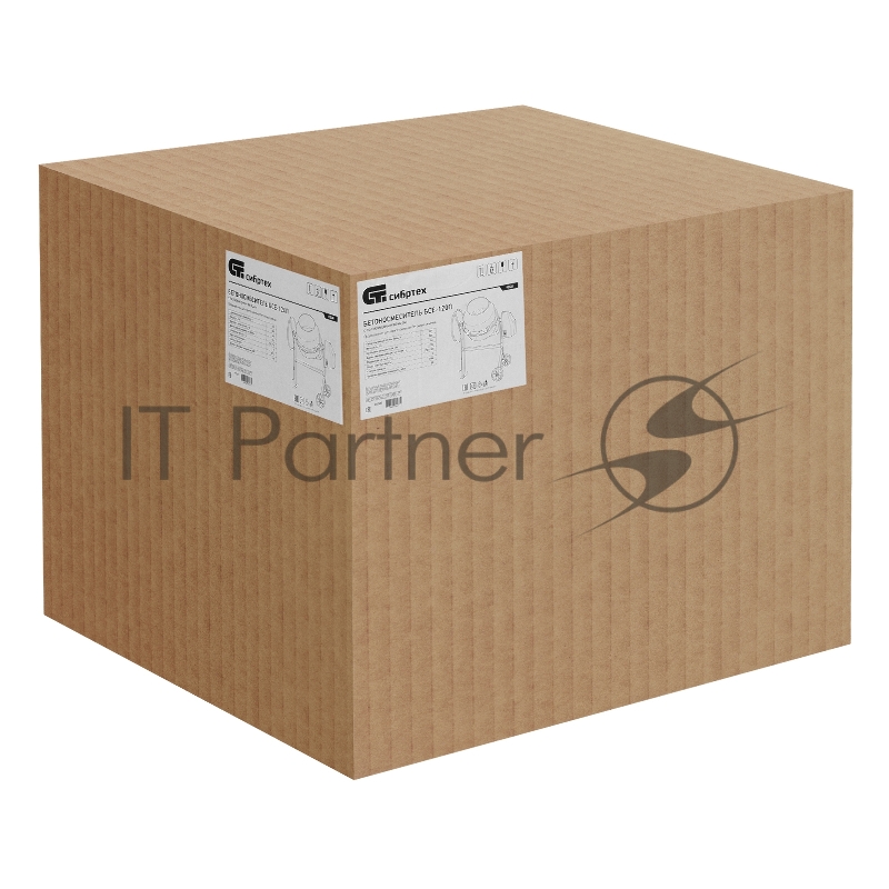 Бетоносмеситель БСЕ-120П, 120 л, 500 Вт, полиамидный венец// Сибртех