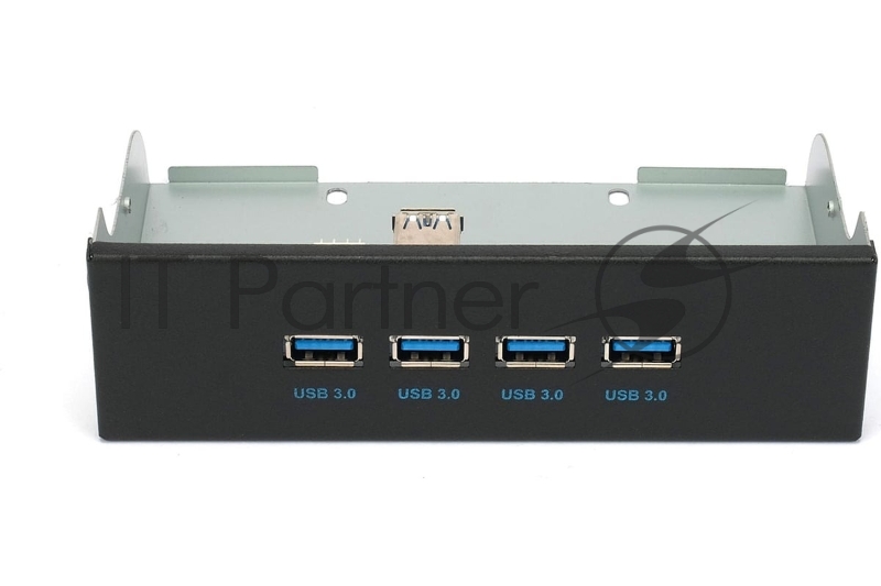 Планка USB 3.0 на переднюю панель 5.25 Gembird, FP5.25-USB3-4A, 4xUSB-A 3.0