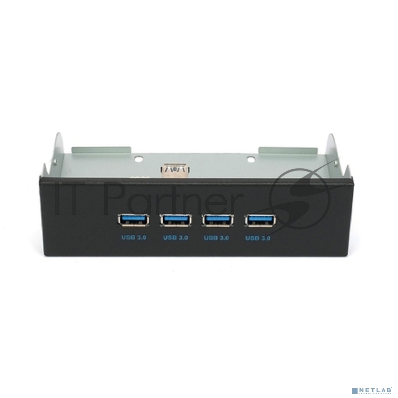 Планка USB 3.0 на переднюю панель 5.25 Gembird, FP5.25-USB3-4A, 4xUSB-A 3.0