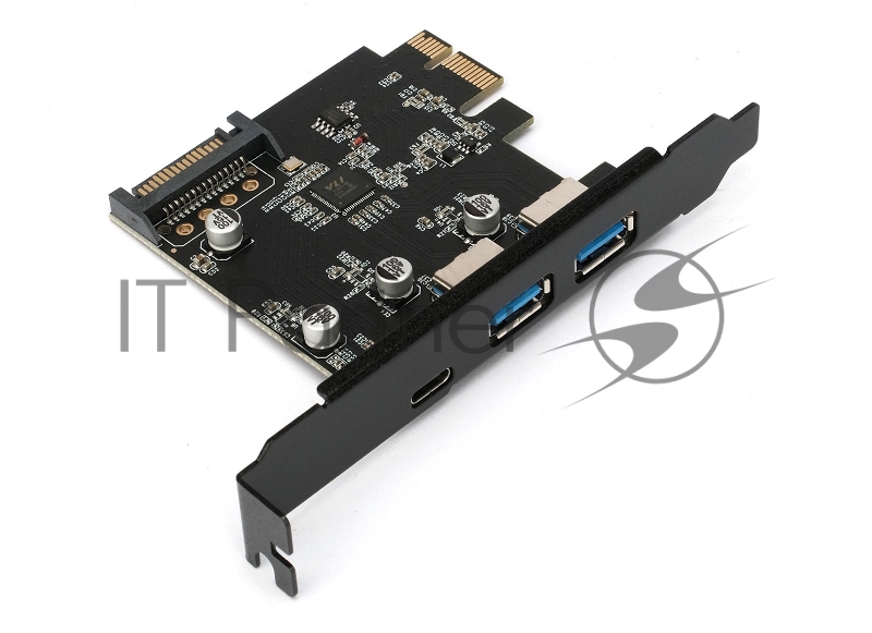 Контроллер USB 3.1 Gembird SPCR-03 в разъем PCI-e, 2xUSB-A + 1xType-C