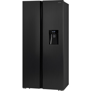 Холодильник темная нержавеющая сталь NORDFROST RFS 484D NFXd inverter