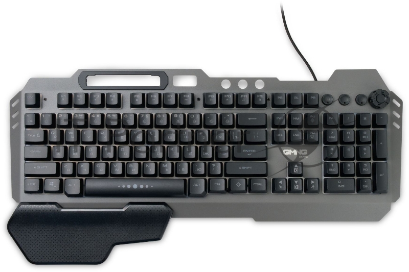 Клавиатура GMNG 720GK черный USB Multimedia for gamer LED (подставка для запястий)