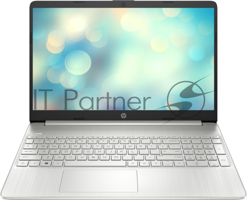 Ноутбук HP 15S-FQ5100NIA 15.6 1920x1080 Intel Core i3-1215U RAM 4Гб SSD 256Гб Intel UHD Graphics ENG/RUS DOS белый 1.69 кг 7A263EA