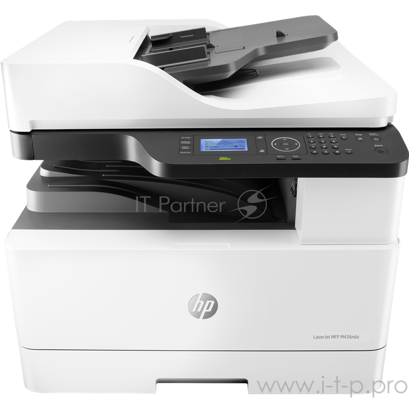 МФУ HP LaserJet MFP M436nda A3, лазерный, принтер + сканер + копир, ЖК, бело-черный (USB2.0)