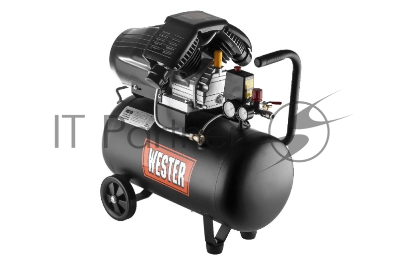 Компрессор WESTER WK2200/50PRO поршневой масляный, 2200 Вт, 330л/мин, 8бар
