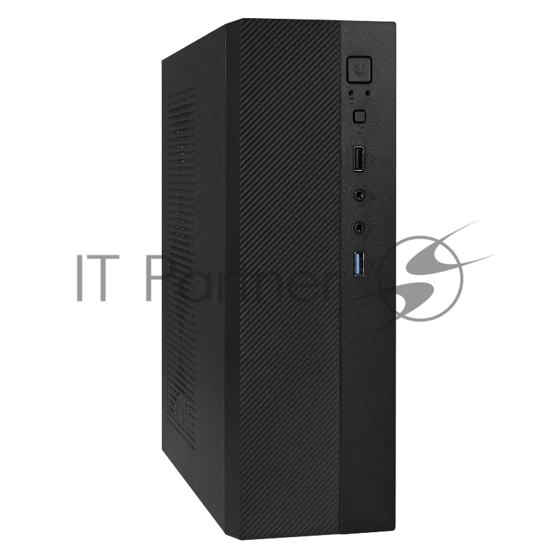 Корпус Desktop ExeGate MI-301U (mATX/mini-ITX, без БП, 1*USB+1*USB3.0, аудио, черный)