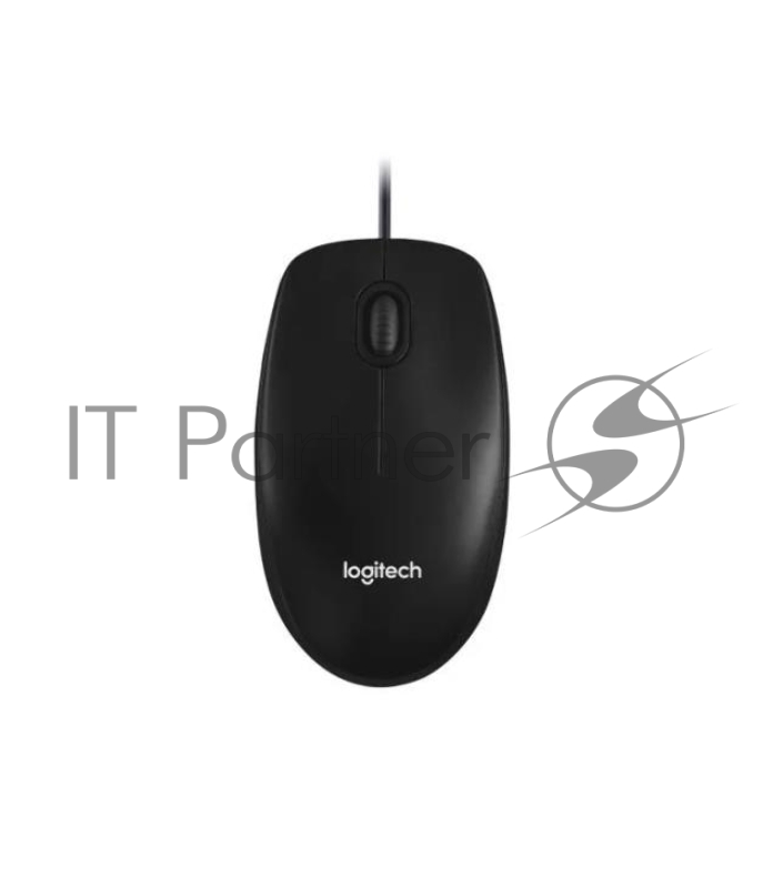 Мышка USB OPTICAL WIRED M100R DARK/GREY 910-006765 LOGITECH