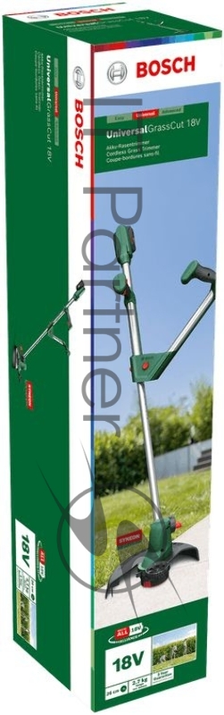 Триммер электрический Bosch UniversalGrassCut 18V-26 аккум. неразбор.штан. реж.эл.:леска